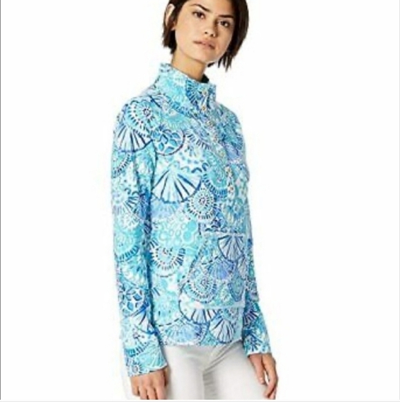 Lilly Pulitzer Captain Popover Top, Sz S - Picture 2 of 10